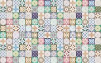 Komar Fotobehang - Marrakech Mosaik 400x250cm - Vliesbehang