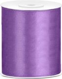 Merkloos Satijnen Sierlint - Paars - 10 cm x 25 mtr