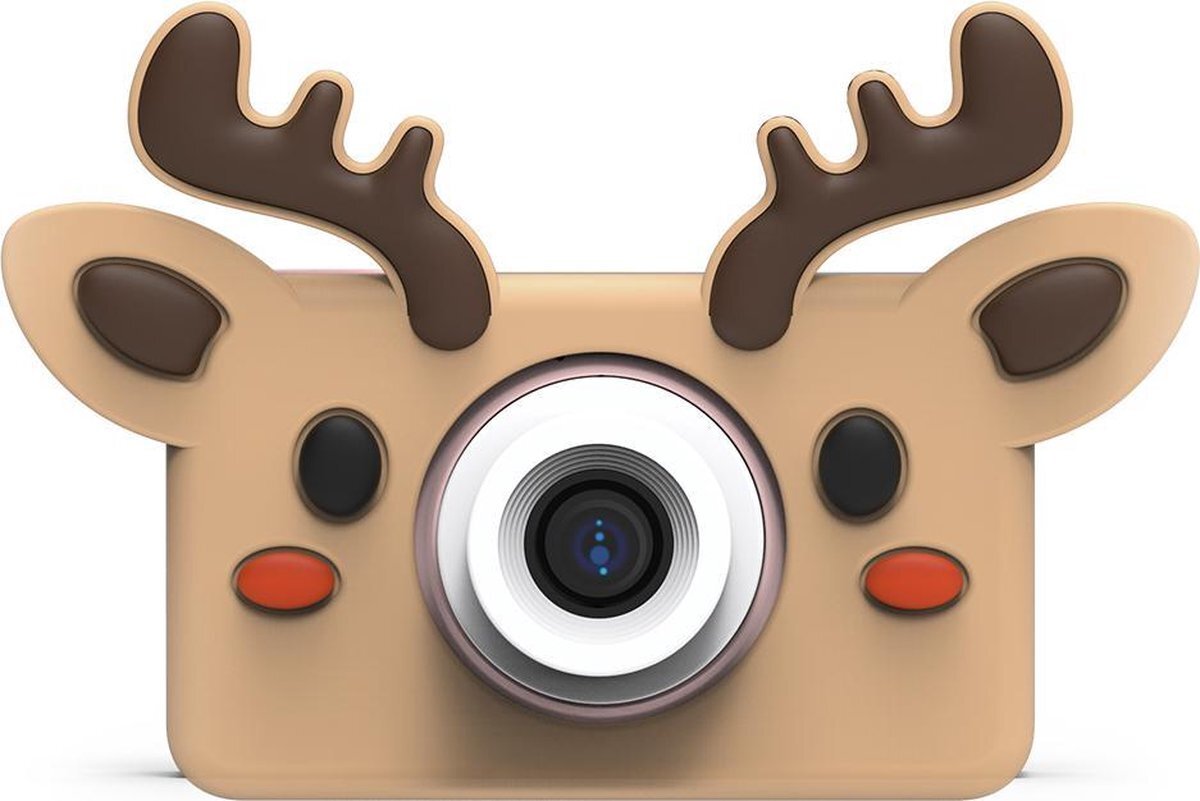 The Zoo Family Light brown Deer 24MP digitale camera + Selfie Video