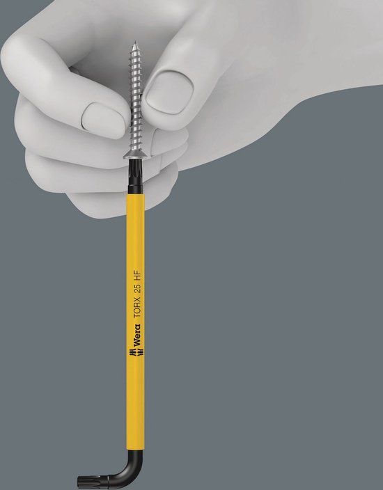 Wera 967 SXL HF multicolour stiftsleutel - vasthoudfunctie - lang - torx - t27 x 172mm