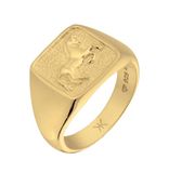 Kuzzoi Zilveren herenring met paardensymbool, elegante zegelring van 925 sterling zilver, handgemaakte sieraden voor mannen, ringmaat 60-66, 0606782725