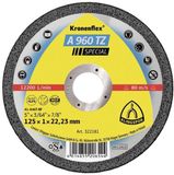 Klingspor 322181 Doorslijpschijf recht 125 mm 25 stuk(s) RVS