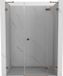 Mexen Lunar porte battante douche droite 160 cm, transparent, or rose