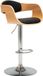 Maison Exclusive - Tabouret de bar noir en bois courbé et similicuir