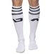 Addicted CHAUSETTES Blanc-Noir