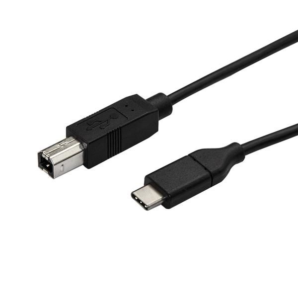 StarTech USB-C naar USB-B printerkabel - 3 m - USB 2.0 - Zwart