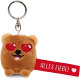 NICI sleutelhanger beer “All the best!” rood 5cm