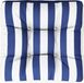 vidaXL Palletkussen gestreept 50x50x12 cm stof blauw en wit