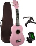 Finesse Ukelele - Starterset - 21" - Ukulele - Kind - Muziekinstrument - Roze