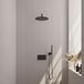 Brauer Black Carving Thermostatische Regendoucheset Inbouw