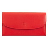 DuDu Gandia Portemonnee RFID-bescherming Leder 19 cm - Dames - Horizontaal - flame red