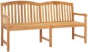 vidaXL Handgemaakte Rozenbank 150 x 60 x 90 cm Massief Teakhout