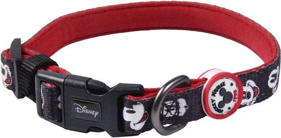 Disney Mickey Mouse Hondenhalsband Zwart S-M