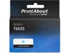 PrintAbout T6035 Licht-cyaan Hoge capaciteit Inktcartridge
