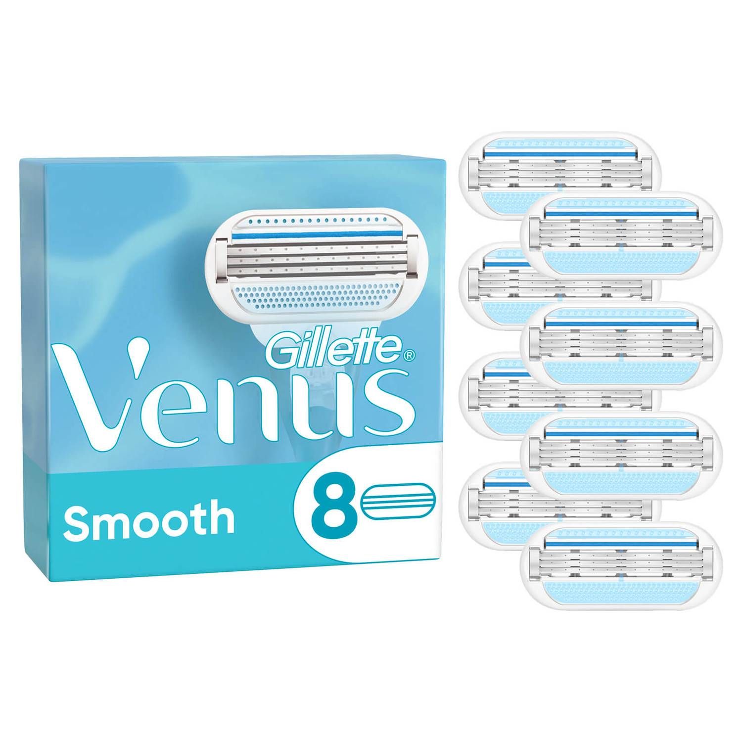Gillette Venus Smooth Scheermesjes - 8 stuks