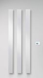 Vasco Beams radiator electrisch 150x1800 950W Enkel te bedienen met inbegrepen rf-thermostaat Ral9016 wit 113490150180000009016-0000