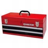 KING TONY 874012 gereedschapskist met twee laden, 505 x 195 x 65 mm