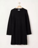Holebrook Robe Svea Noir Laine Tricotée Courte S Automne/Hiver 2025