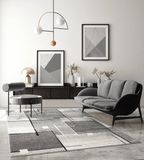 the carpet Pearl Moderne dichte korte pool woonkamer slaapkamer vloerkleed, contour gesneden, grijs, 160 x 220 cm