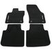 Skoda 566061404 Standaard textiel vloermatten 4X stoffen matten velours met KODIAQ belettering, zwart
