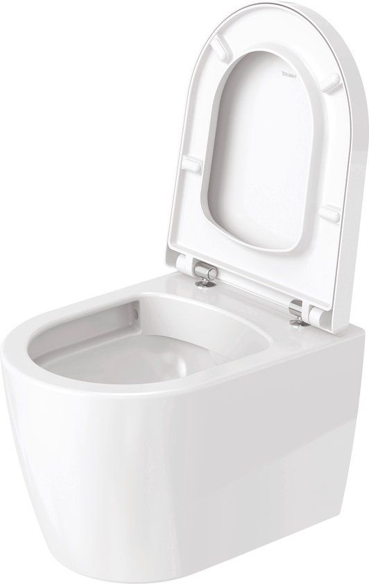 Duravit Me by Starck Wandcloset - 37x48cm - verkort - spoelrandloos - diepspoel - glans wit