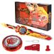 Infinity Nado Flaming Pack Blazing War Bear | Metalen tol split/fusion met zwaardwerper. Blazing War Bear thema Vechttop 5-12 jaar. Cadeau