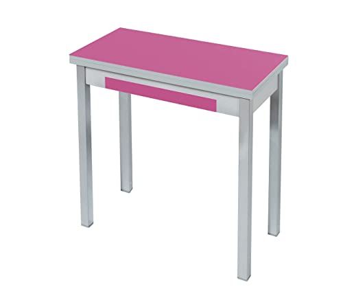 ASTIMESA Keukentafel - Metaal - Fuchsia - 80 x 40 cm