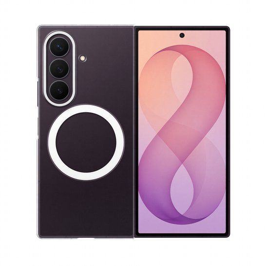 Samsung Galaxy Z Fold8 Ultra Hoesje - Clear Magnet Case - Transparant