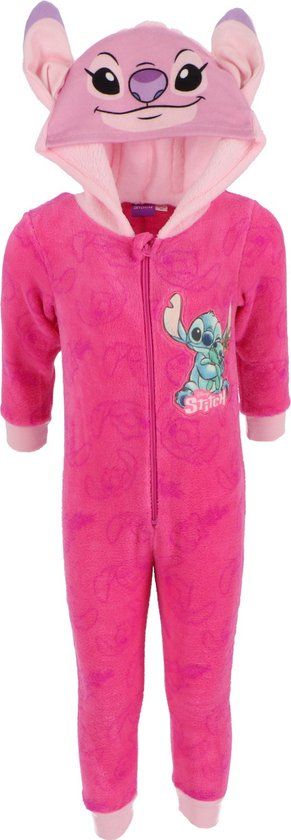 4KidsOnly Mister License Lilo & Stitch Onesie - Maat 98/104 - Roze