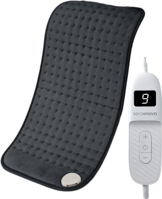Seranova Elektrisch Warmtekussen 40x30cm Antraciet