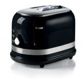 Ariete Moderna Line 0149/12 Broodrooster - 2 sneden - Roestvrijstaal/Zwart