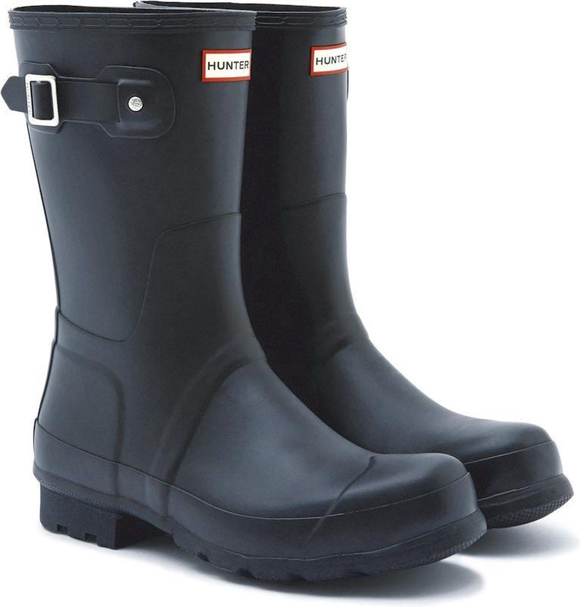 Hunter Original Short Regenlaarzen Heren Zwart Maat 42EU