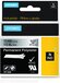 DYMO Rhino Permanent Polyester Labels - 12mm x 3.5m - Black on Metallic