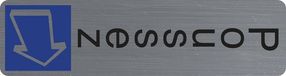 Exacompta 67157E Plaque adhésive Poussez FR