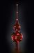 Krinner 76032 Décoration de sapin de Noël Verre Rouge, Transparent 1 pièce(s)