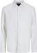 Jack & Jones Premium Casual overhemd Relaxed Fit Linnen Lange Mouw Klassieke kraag Borstzak Effen Wit Heren L