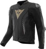Dainese Super Speed 5 Motorleren jas - Zwart/goud - Maat 56