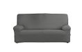 Estoralis Borneo Bi-elastische stoelhoes, super elastische stof C-10, parelgrijs, voor 1-zits van 70 tot 110 cm, kwaliteitsbescherming, super verstelbaar