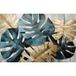 Papier peint panoramique feuilles tropicales 195 cm x 125 cm
