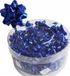 Rosettes adhésives, 3 cm, bleu marine, 50 pièces par paquet.