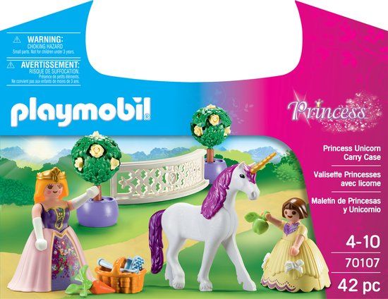 PLAYMOBIL Koffertje Prinses met Eenhoorn - 70107