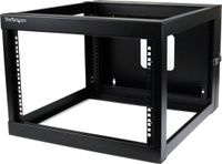 StarTech.com 6U 22 inch Diep Scharnierend Open Frame Serverrack Wandmontage - Zwart