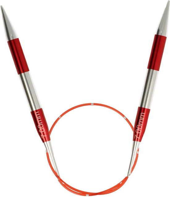 KnitPro SmartStix rondbreinaalden 40cm 7.00mm Metaal