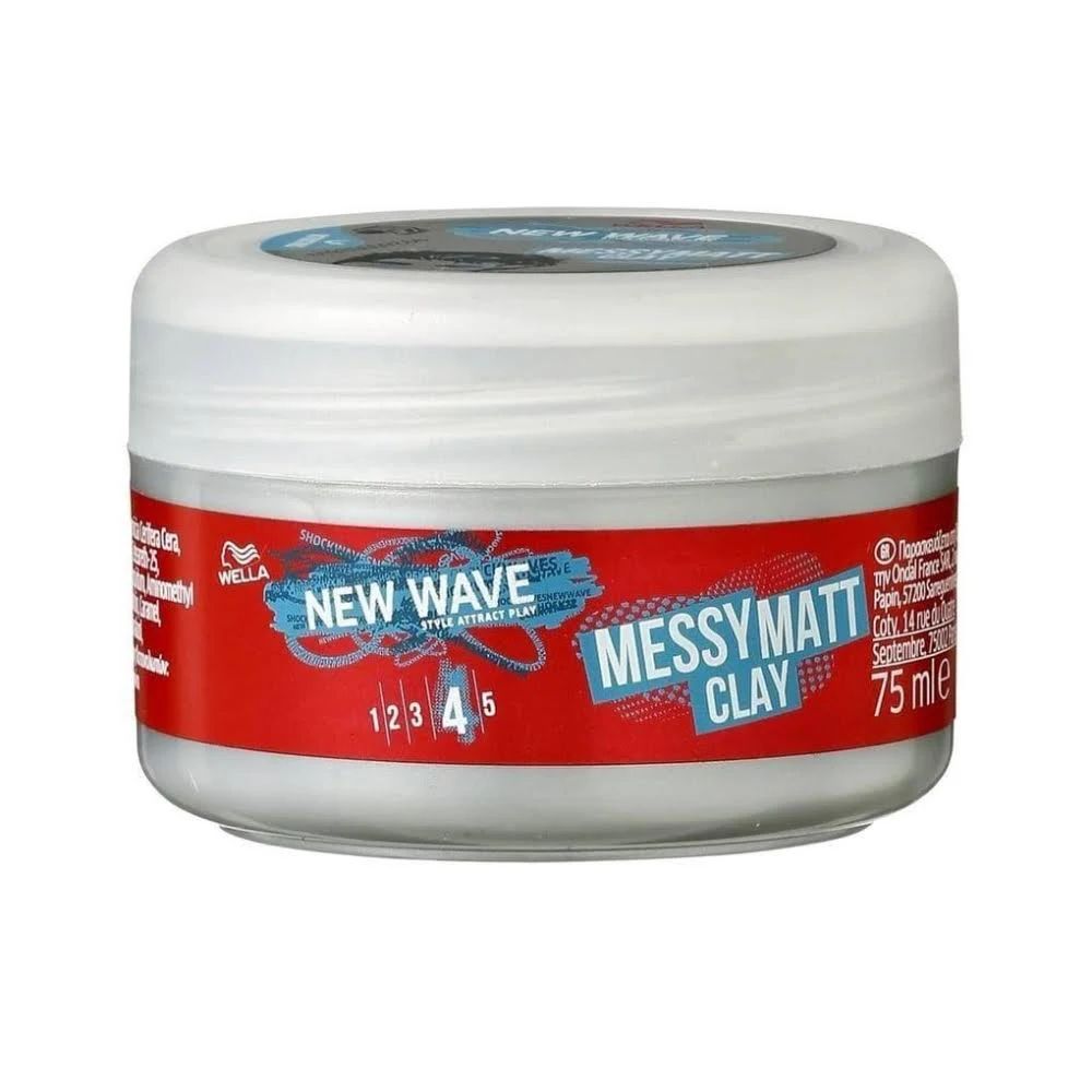 Wella New Wave Messy Matt Clay
