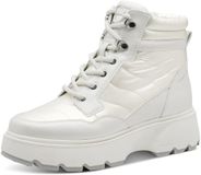 Tamaris - Dames - Veterboots - Wit - Maat 41