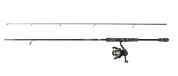 Mitchell Tanager G2 Spin Combo, Zoetwater hengel, Snoekbaars, Sterk Lichtgewicht Veelzijdig, Zwart, 1.80m