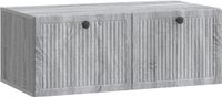 vidaXL Wandmontage TV-kast Grijs sonoma 78,5 x 41 x 30 cm Bewerkt hout