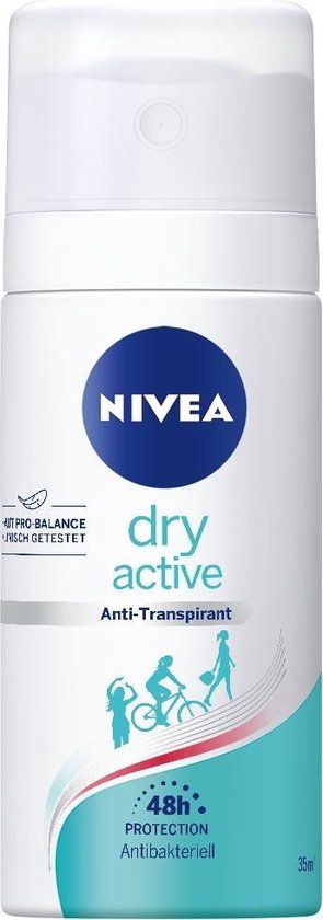 NIVEA Actief Droog Anti-transpiratiespray - 35ml