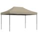 vidaXL Partytent, inklapbaar, pop-up, taupe, 410x279x315 cm