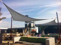 Eurotrail sun shade trois-mâts - 3,6*3,6 mètre - charcoal